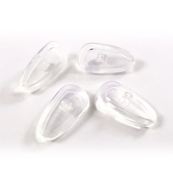 Horn nose pads Eyeglasses Nose Pads Screw-in Soft Silicone Nose Pads for Eye  Glasses Eyeglasses