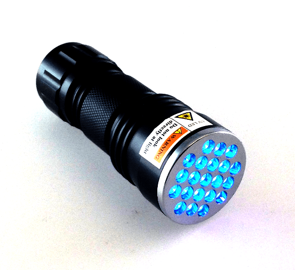 Linterna de luz ultravioleta con 21 leds UV - Party Lights