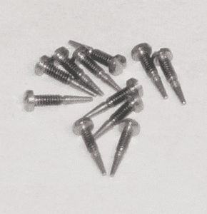 SELF ALIGNING HINGE SCREW for Eyeglasses :  2.0mm X 1.1mm X 6.5mm 100pcs - Optical Products Online