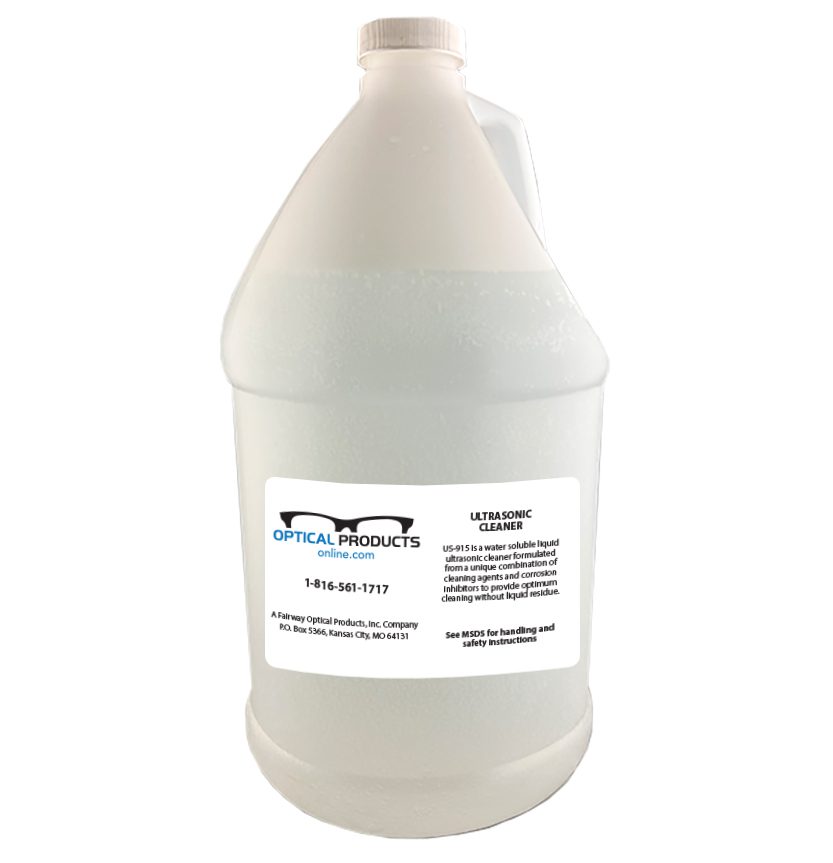 19 Optical Glass and Lens Ultrasonic Cleaning Solution - 1 Gallon