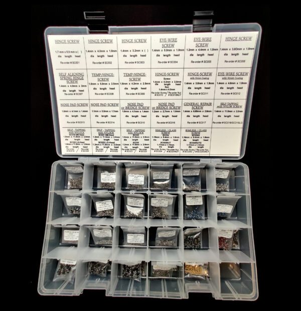 Deluxe Screw Kit for Eyeglasses - Optical Products Online