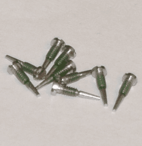 SELF ALIGNING HINGE SCREW for Eyeglasses - 2.0mm X 1.3mm X 6.5mm 100pcs - Optical Products Online