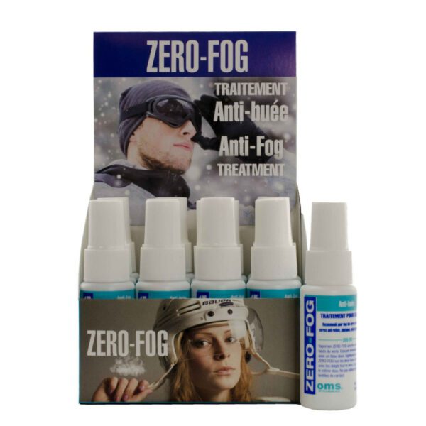 Zero-Fog 12 1oz Spray Bottles in display carton